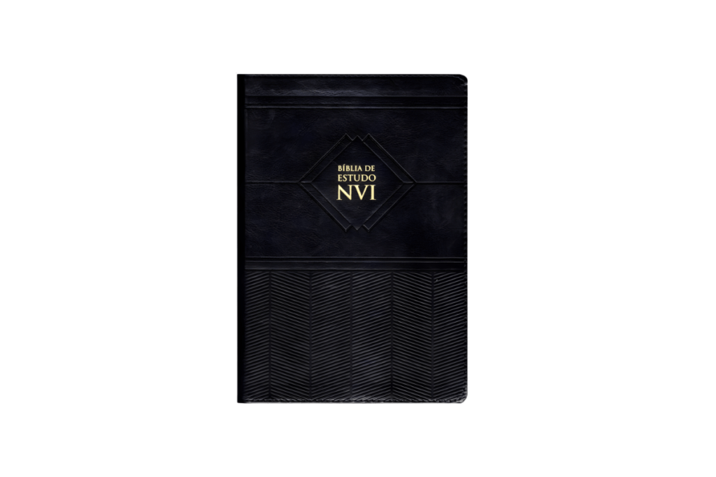 bíblia de estudo nvi preta capa luxo