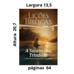 Revista Lições Bíblicas Adulto Aluno 1º Trimestre 2026 | Escola Dominical CPAD